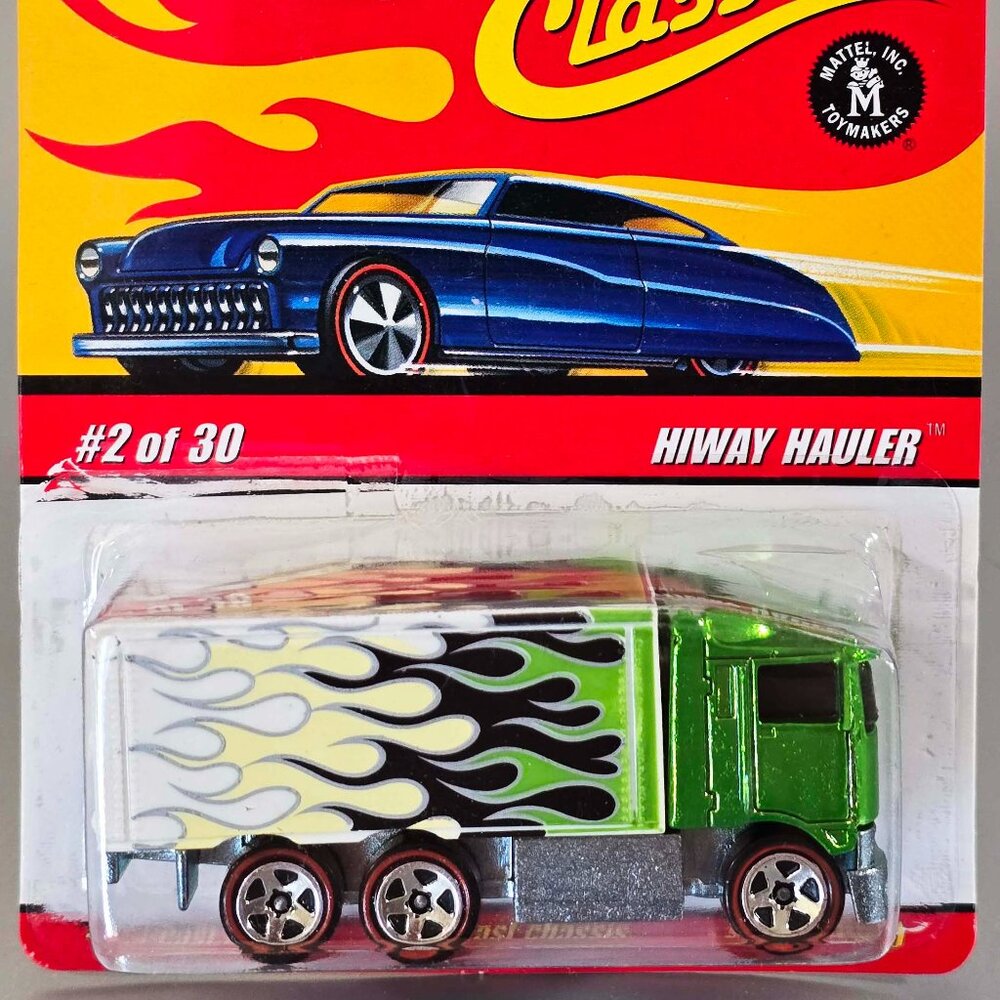Hot Wheels Classics Hiway Hauler / 2007 / Series 3 / Redline Wheels / Green